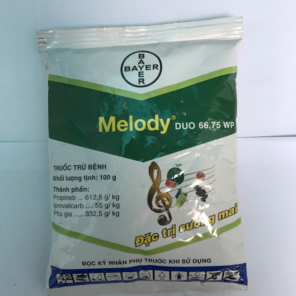 Trừ bệnh sương mai MELODY DUO 66.75WP 100gr