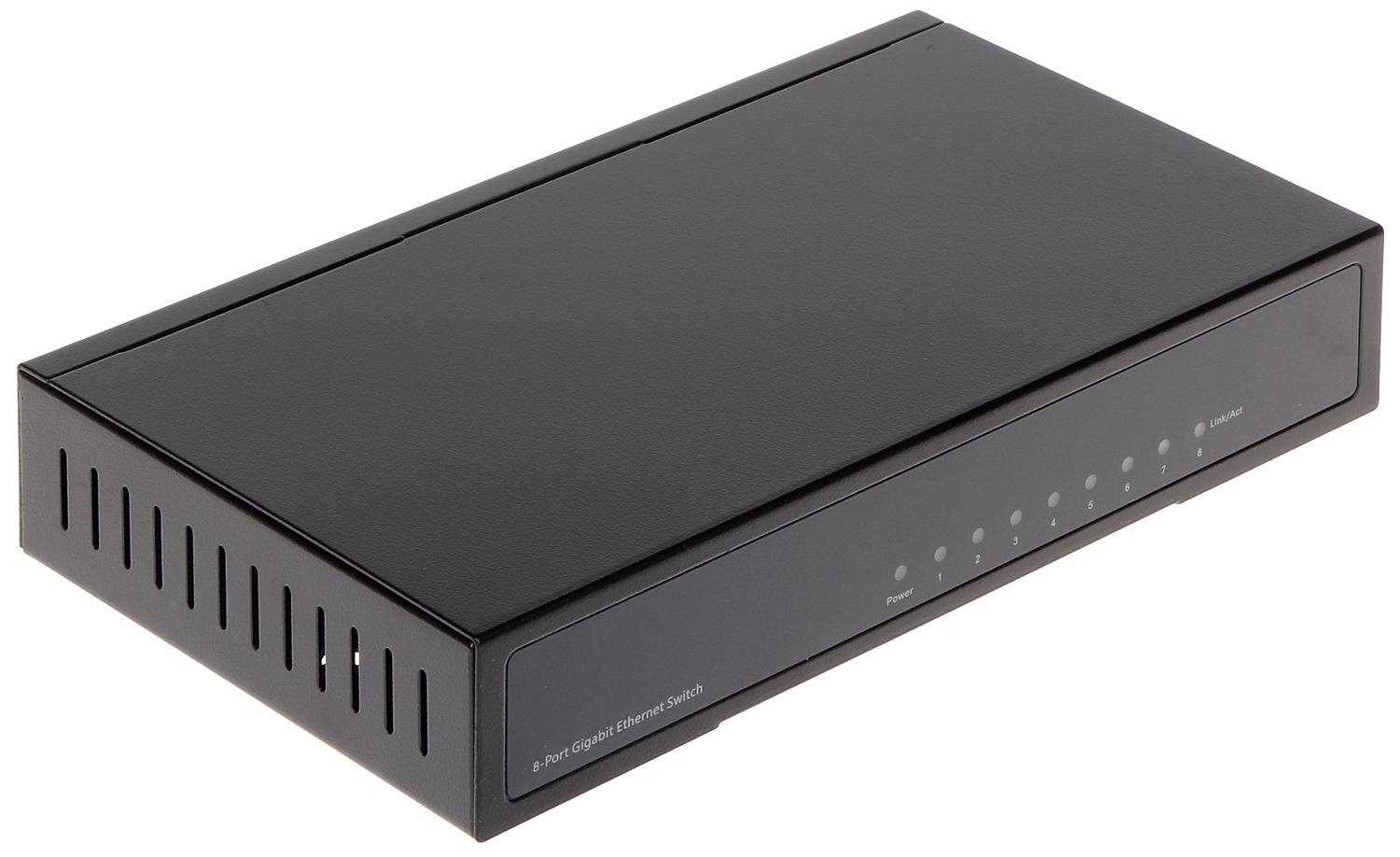 Switch  Layer 2 unmanaged 8 cổng Gigabit DAHUA PFS3008-8GT