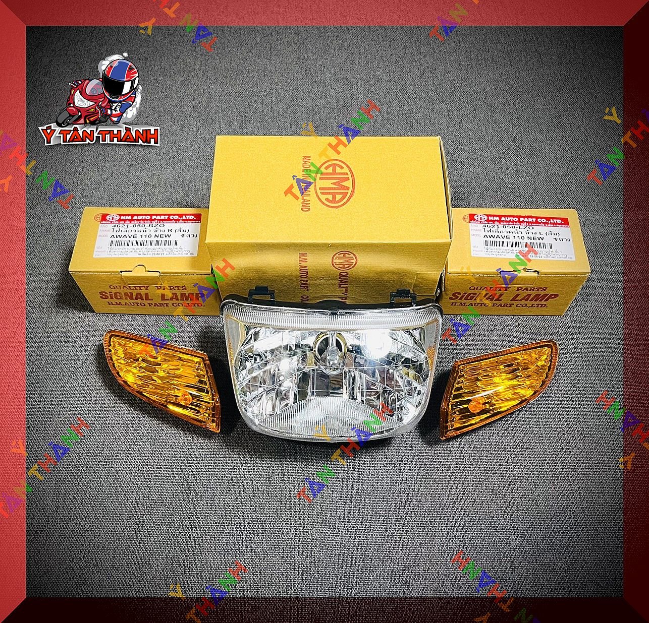Đèn pha xi nhan CAM wave 110 thái HMA