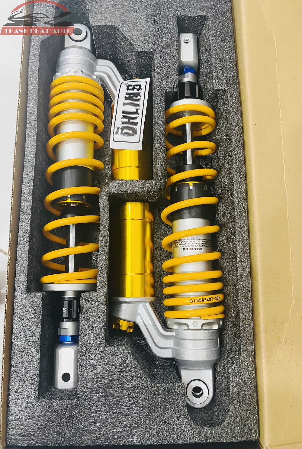Cặp phuộc Ohlins bình dầu trên dành cho xe SH, AB,...