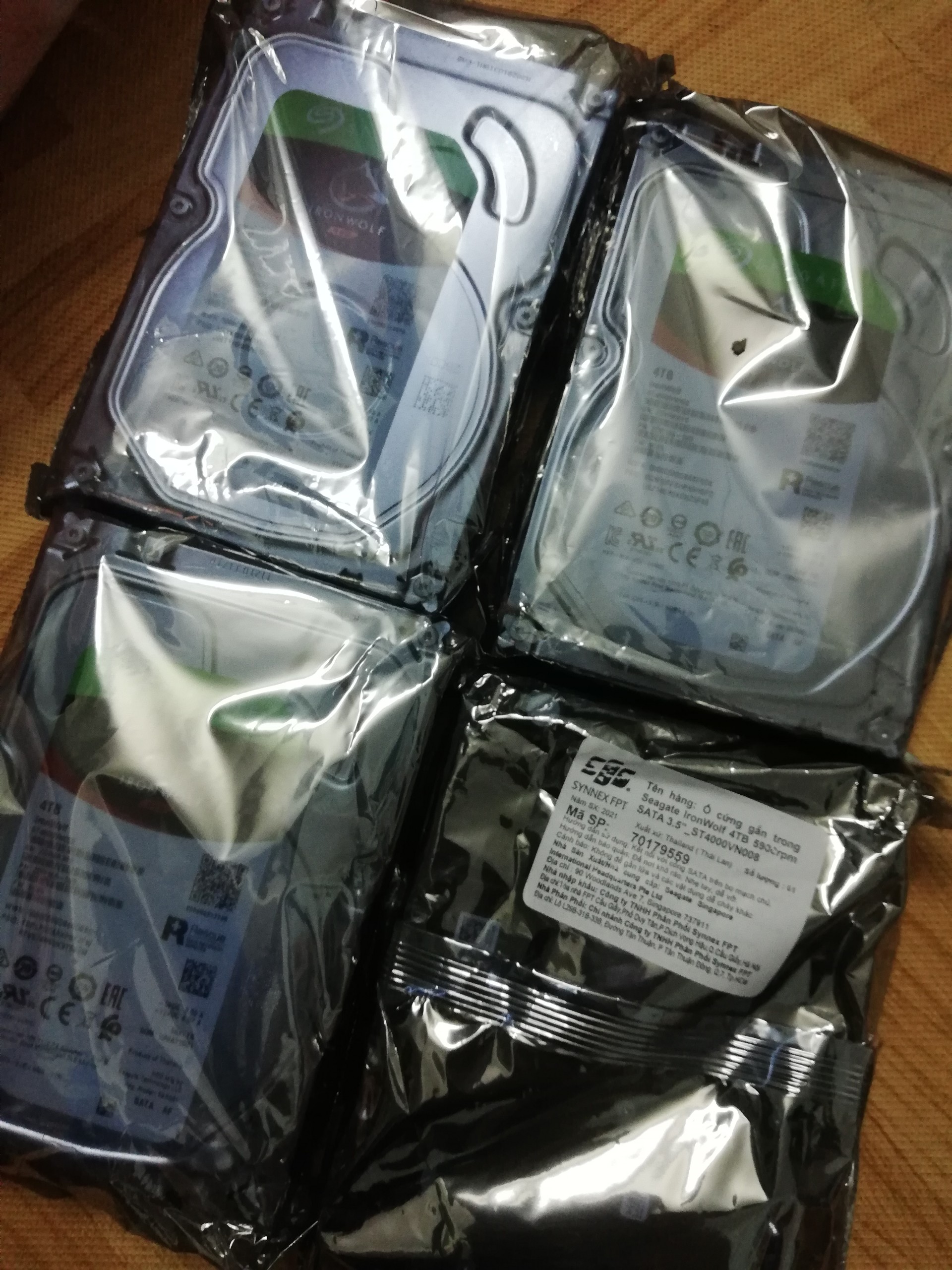 [HCM]Ổ cứng HDD 4TB Seagate Ironwolf
