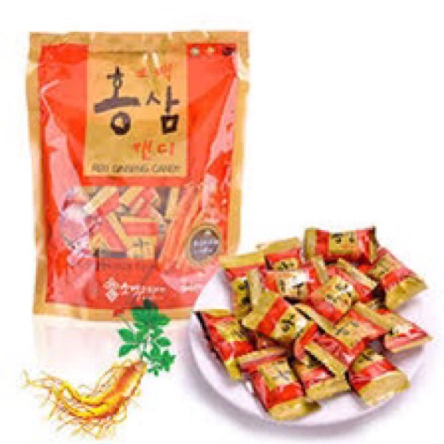 (Date 5/2025) Kẹo Hồng Sâm SOBAEK Hàn Quốc gói 200g