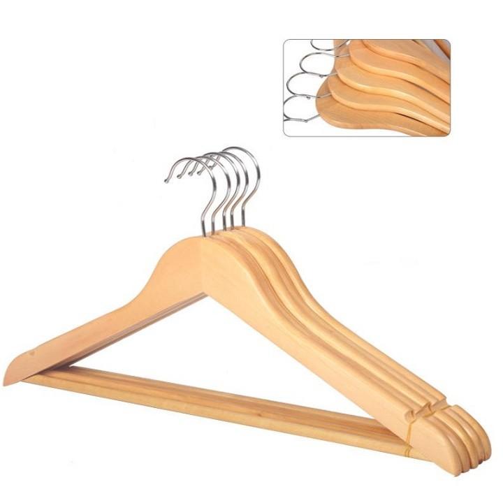 móc gỗ treo quần áo - móc treo quần áo