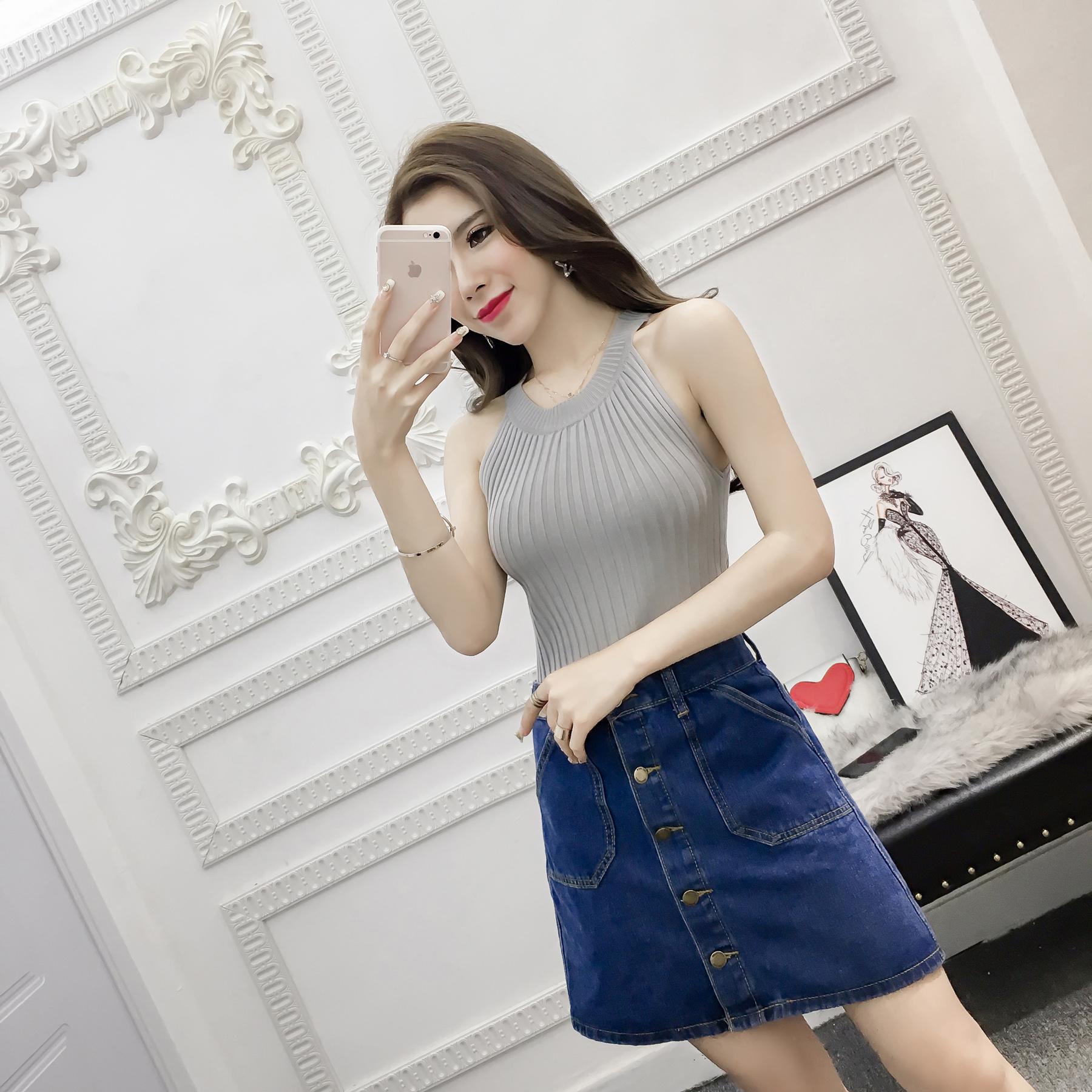 [HCM]Áo sát nách len dệt kim - hàng quảng châu