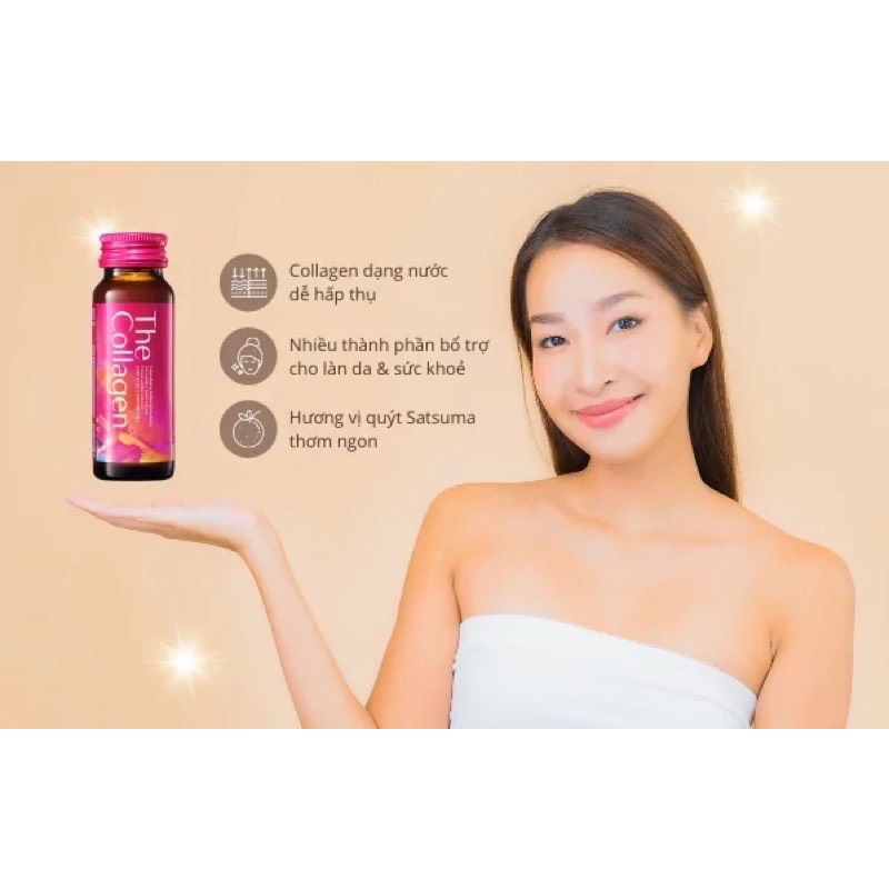 Nước Uống Đẹp Da THE COLLAGEN SHISEIDO (Hộp 10 chai x 50 ml)