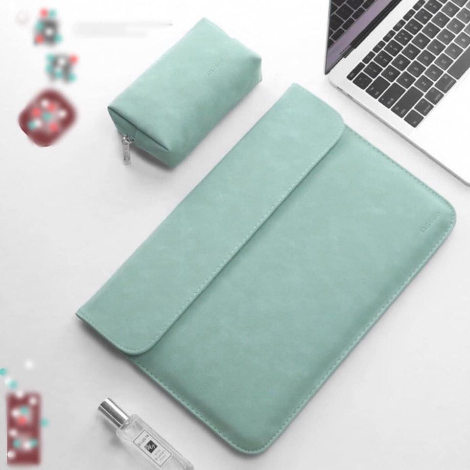 Bao da, túi da cặp da chống sốc cho Macbook, Laptop surface