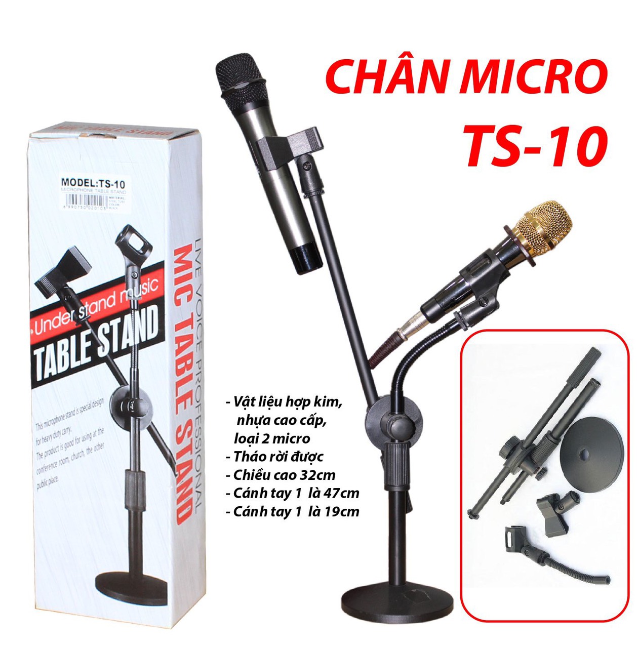 Chân Micro Cao Cấp giá rẻ tại tphcm