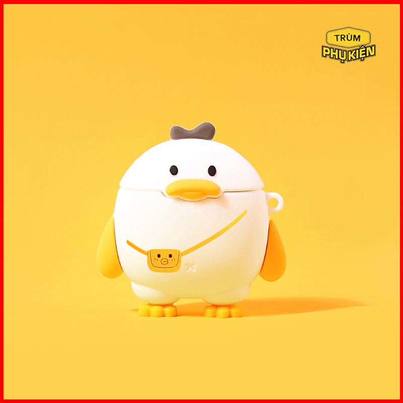 🌟 Case Airpod 1/2 🌟Vỏ bao Gà Kute AirPods silicon đựng tai nghe không dây Airpods 1/2 và i11 i12 i18 i100