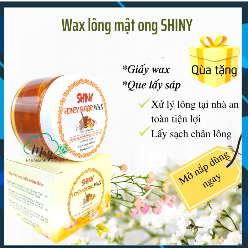 Wax lông mật ong Shiny 250g wax sạch lông nách, tay chân.. nhập khẩu
