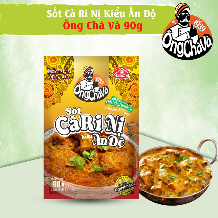 Sốt Cà Ri Nị Kiểu Ấn Độ Ông Chà Và 90g (Indian Style Spicy Curry)