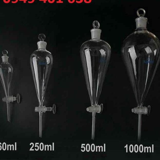 phễu chiết quả lê các cỡ 60ml - 1000ml Bomex