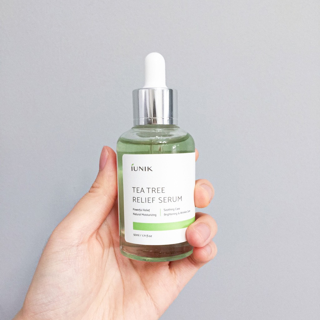 Tinh Chất Tràm Trà Giảm Mụn IUNIK Tea Tree Relief Serum