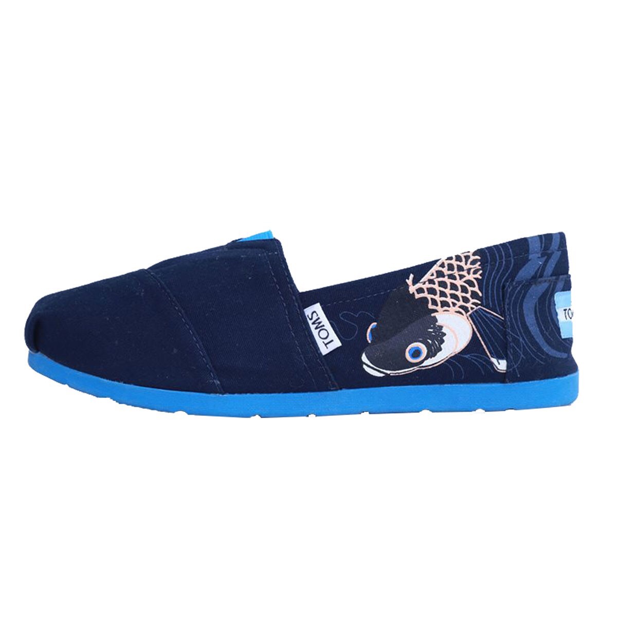[HCM]Giày toms Cá Chép (Đế cao su đúc lót da)