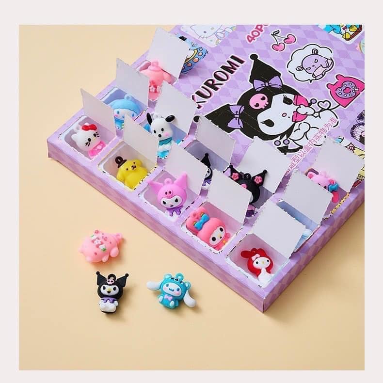 Set 40 món đồ chơi bí mật kuromi dễ thương cho bé -