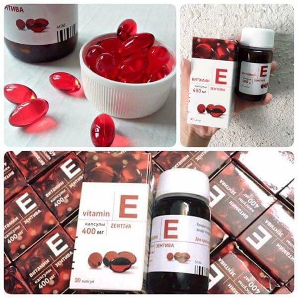 Vitamin E đỏ Nga 270mg - 400mg