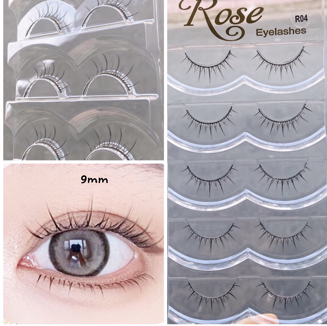 Lông Mi Gỉa Cao Cấp 5 CẶP " Rose" Nhiều Mã