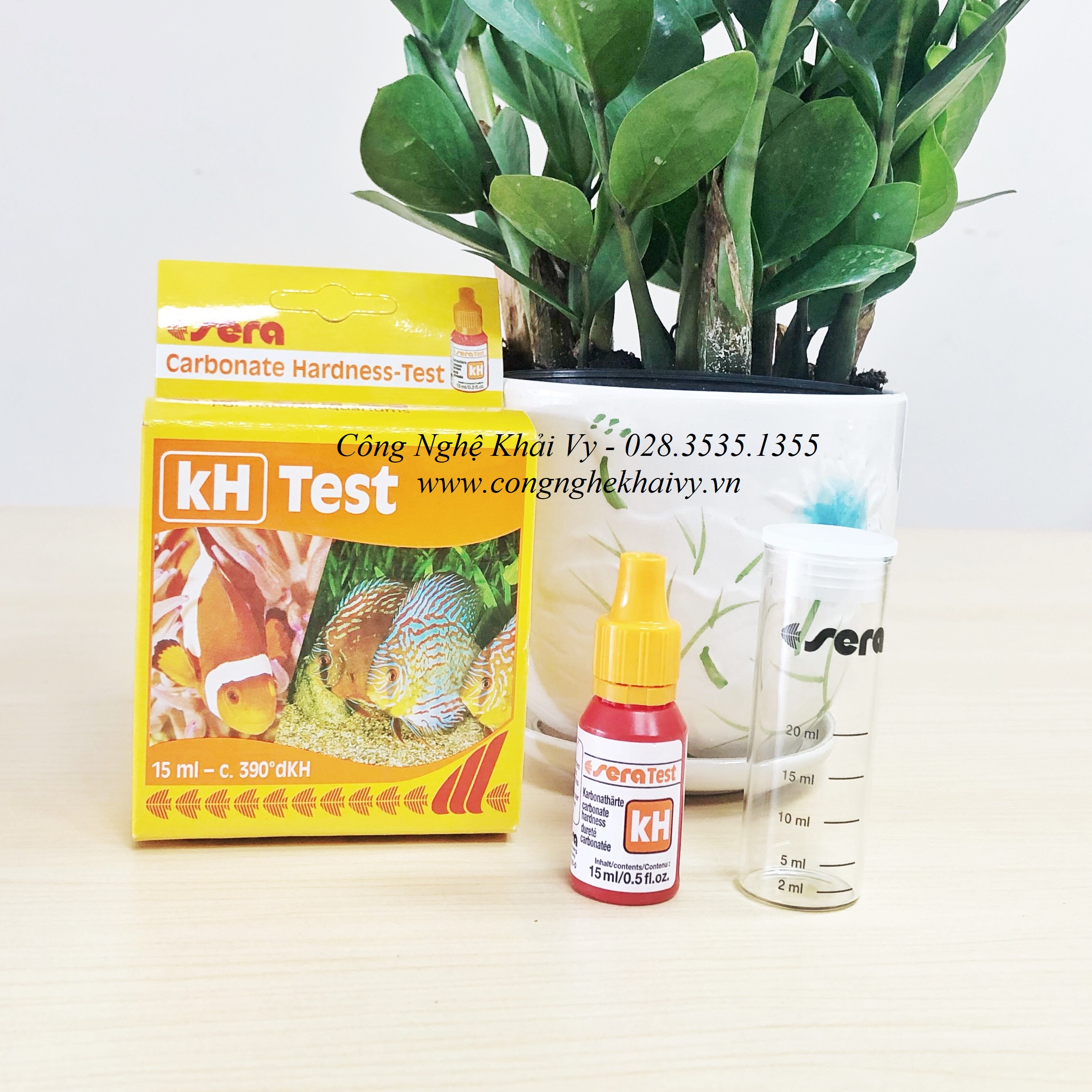 Test kiềm SERA- Kiểm tra nhanh độ kiềm (kH) trong nước