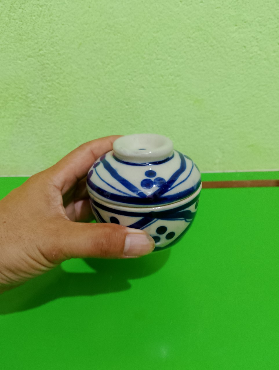 Set 3 Thố sành, hủ đựng 9 cm