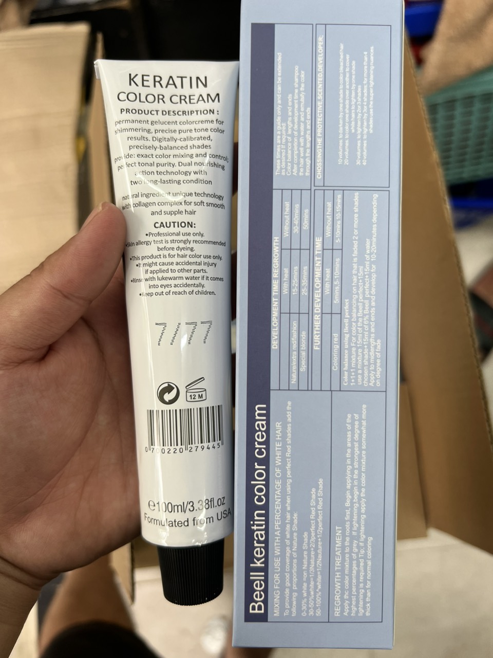 Thuốc nhuộm tóc Beell thời trang 100ml