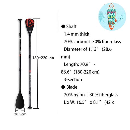 Mái chèo Carbon Guide Aqua Marina B0302770