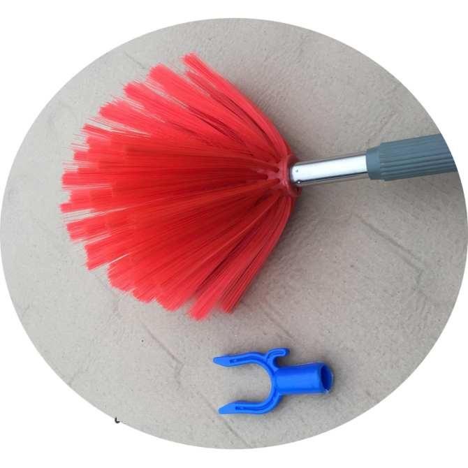 2.8m long multi-function ceiling brush - INOX multi-functional hanging-cum-hanging multi-function sweeper- 3-in-1 multi-function ceiling sweeper