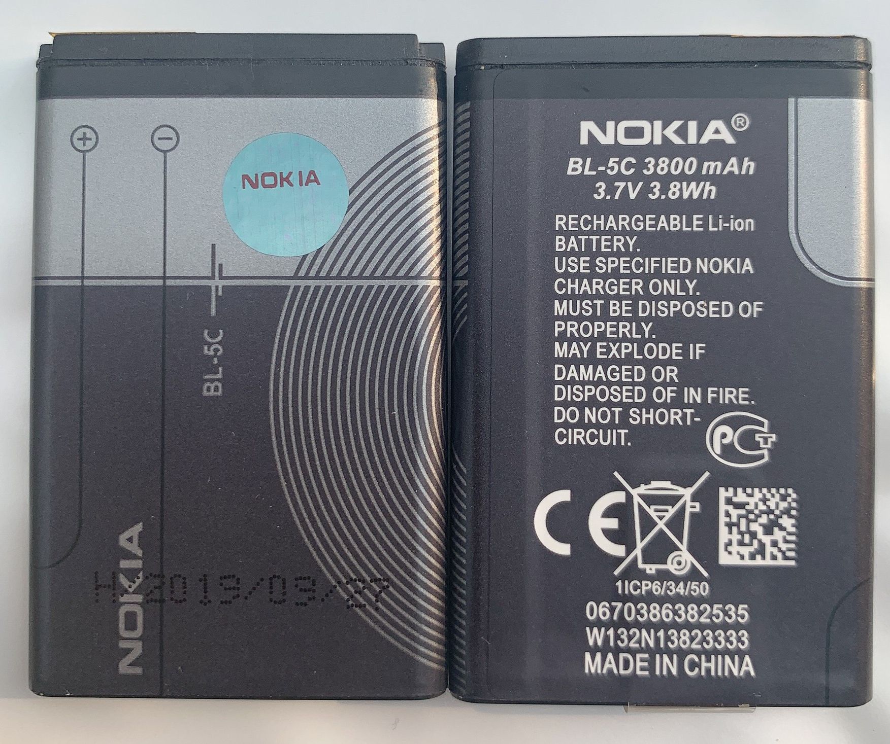 [HCM]Pin Nokia BL- 5C (2iC Chống PhùChống Nổ) Cho Nokia 128012001110i7610.