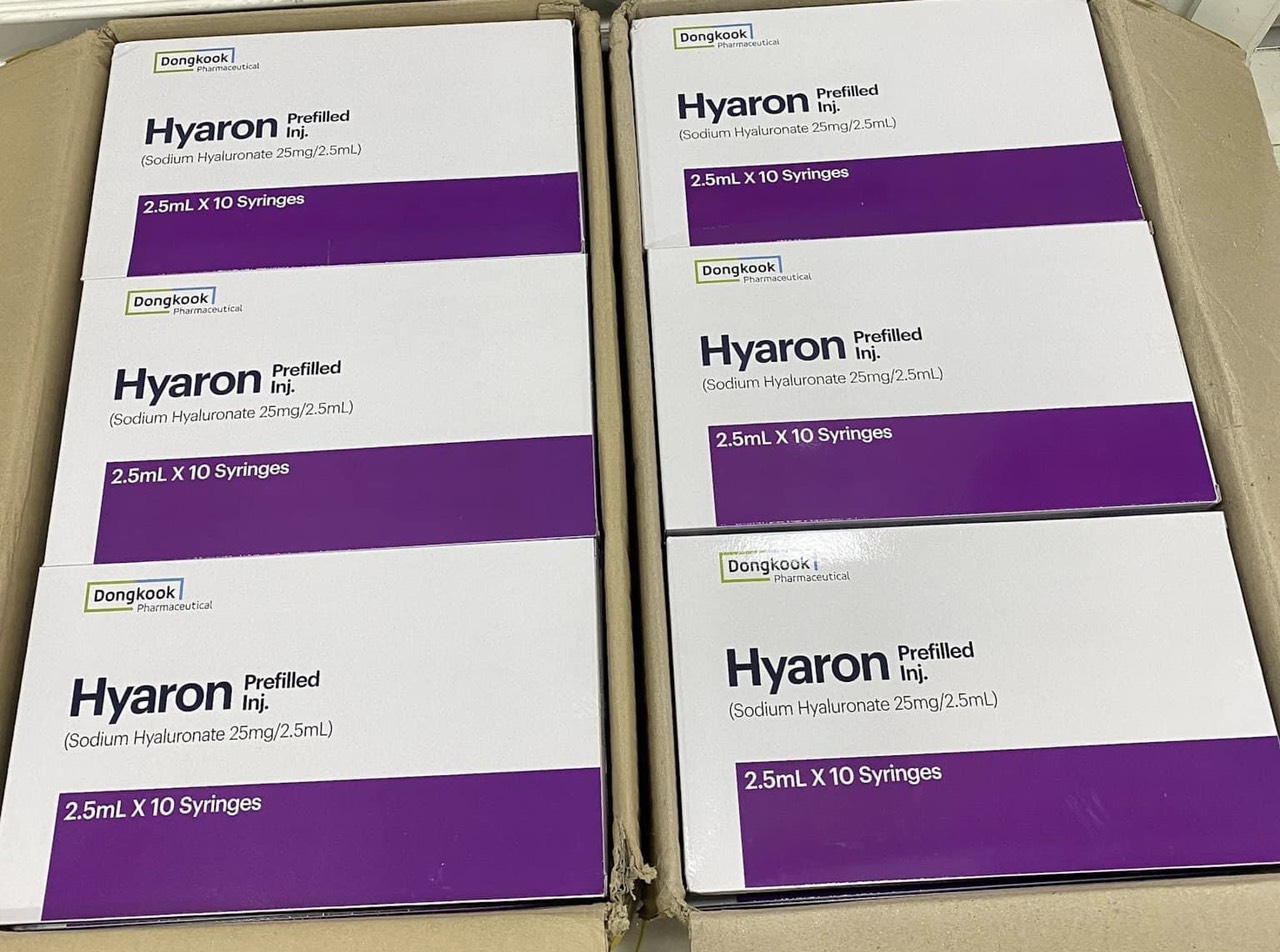Tinh chất căng bóng Hyaron Hàn quốc 1 hộp