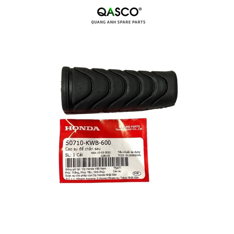 Cao su để chân sau honda wave rs / rsx / s _8a 1q