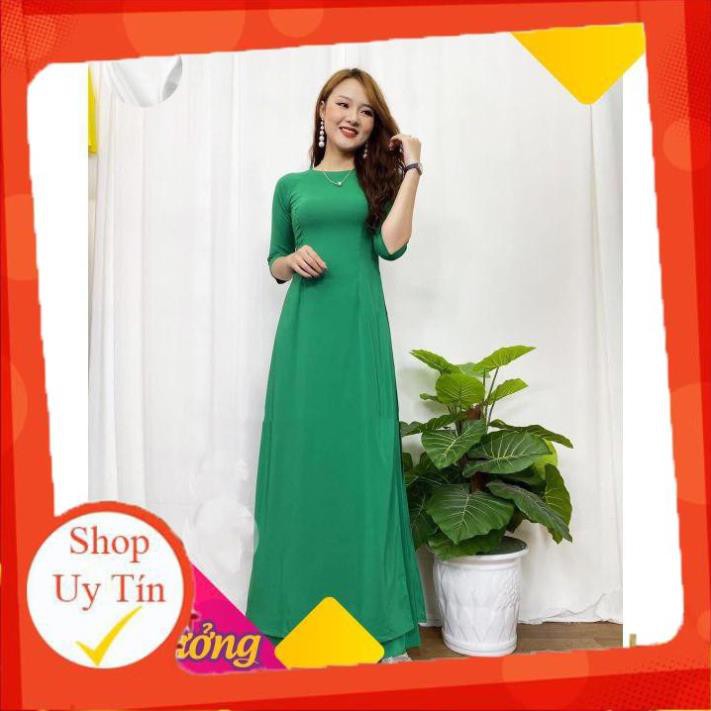 Áo Dài Đẹp _ Áo Dài Mẫu Mới _chất lụa nhật siêu mềm mịn , co giãn
