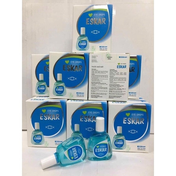 Dung dịch nhỏ mắt Eskar lọ 15ml.