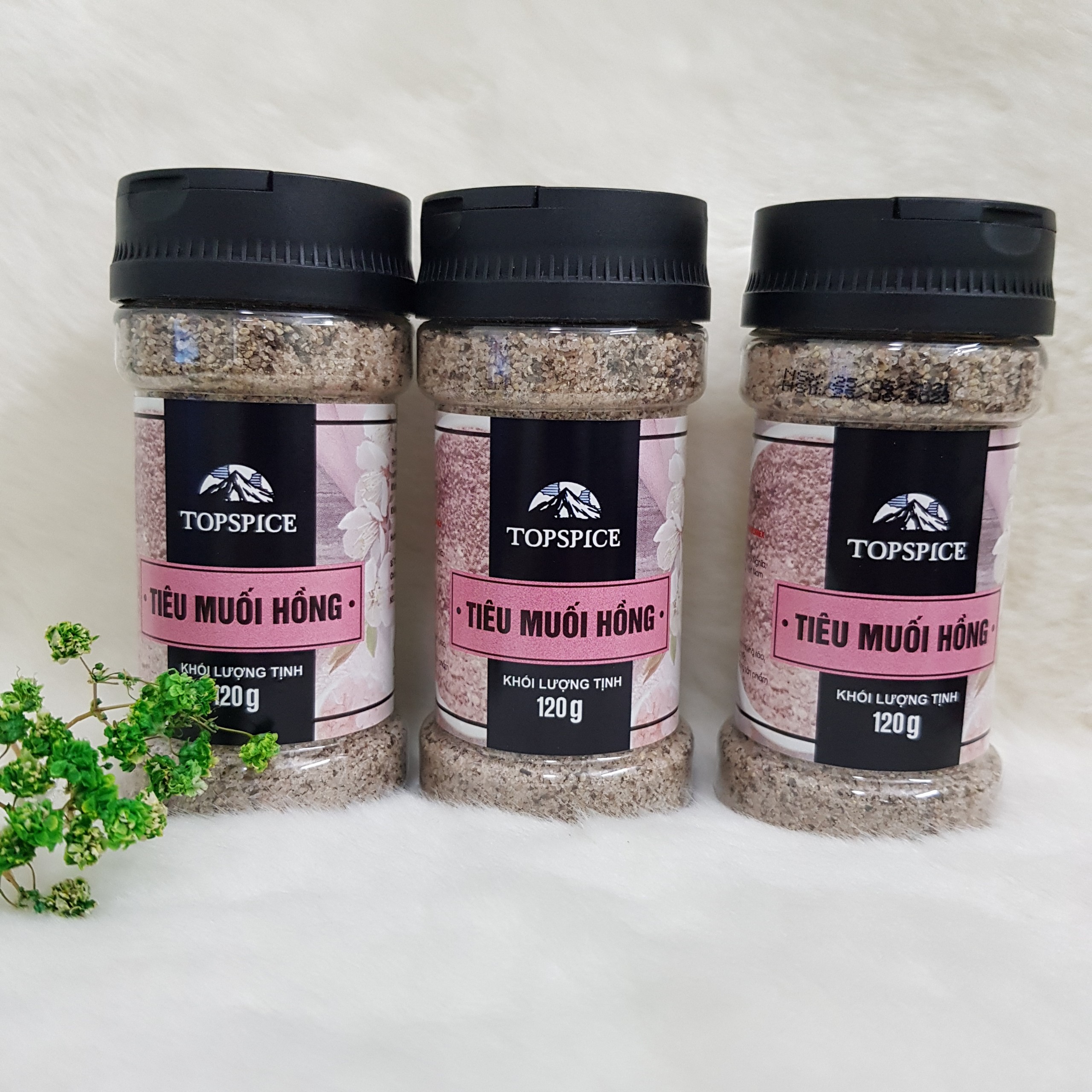 Chai tiêu muối hồng xay, 120g