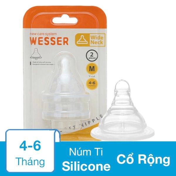 Núm vú Wesser Cổ rộng Size L/M/S