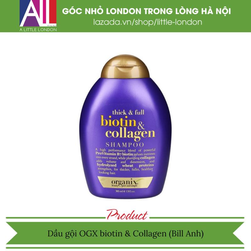Dầu gội OGX Biotin & Collagen Shampoo 385ml (Bill Anh)