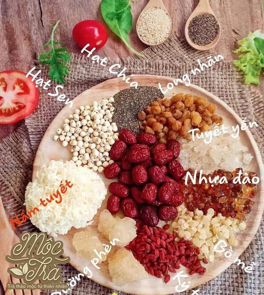 sét chè dưỡng nhan(11 vị)