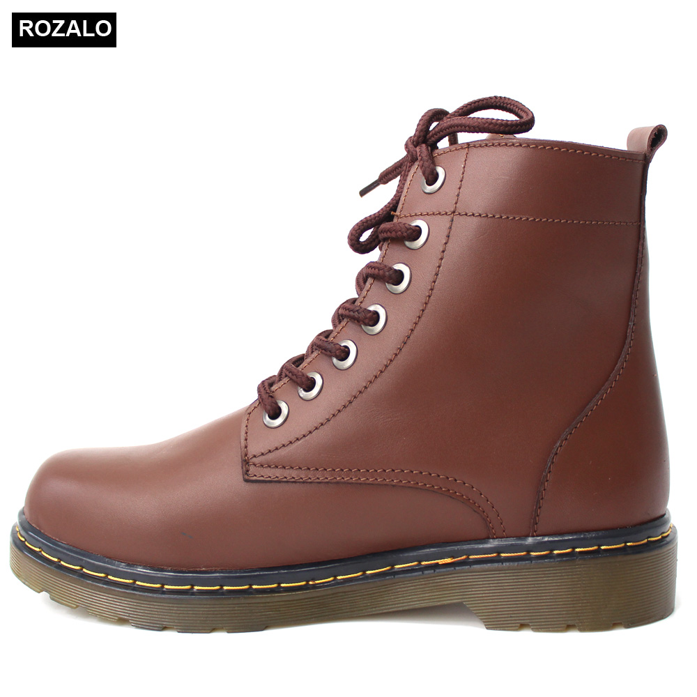 Giày boot nam da bò đế kếp Rozalo R7900