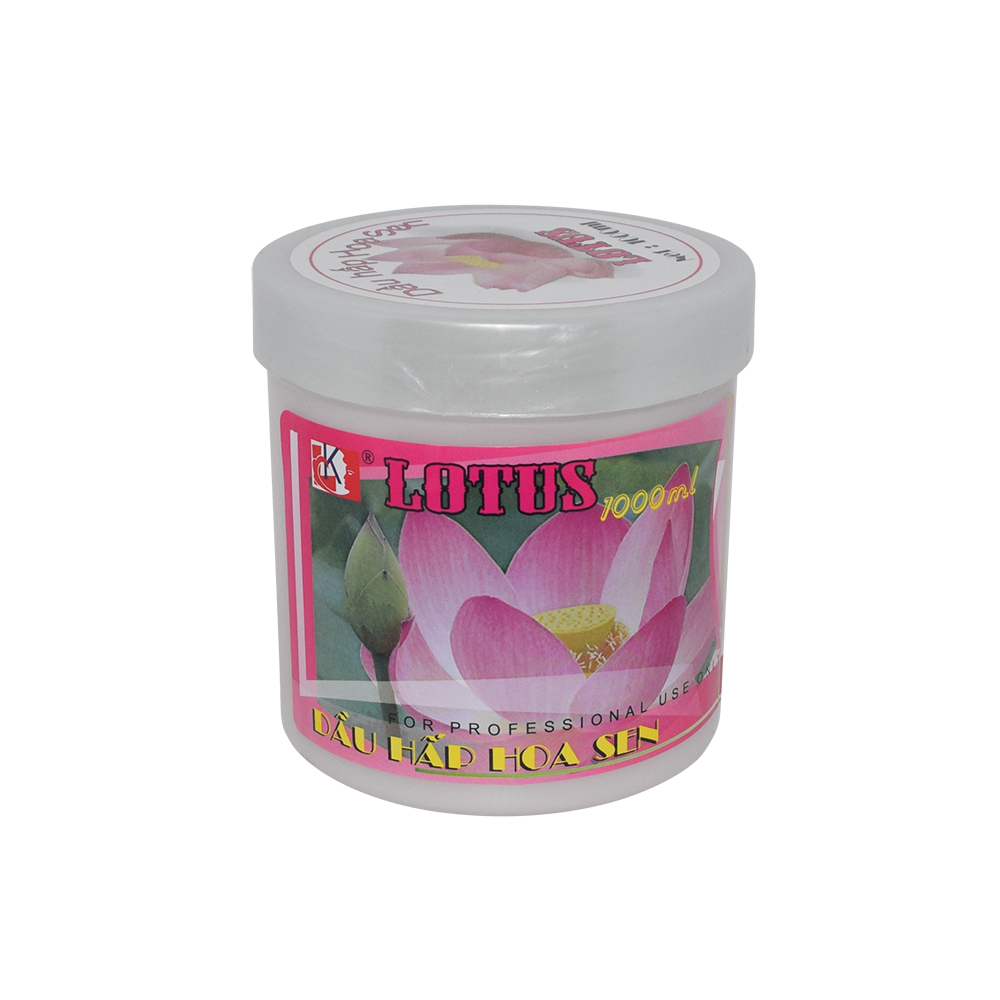Kem hấp dầu ủ tóc Hoa Sen Lotus 1000ml