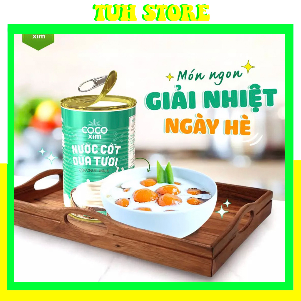 Nước Cốt Dừa Tươi Coconut Milk Cocoxim 400ml