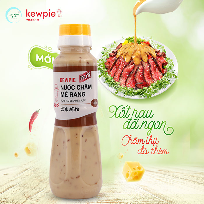 Nước Chấm Mè Rang Kewpie chai 210ml/500ml
