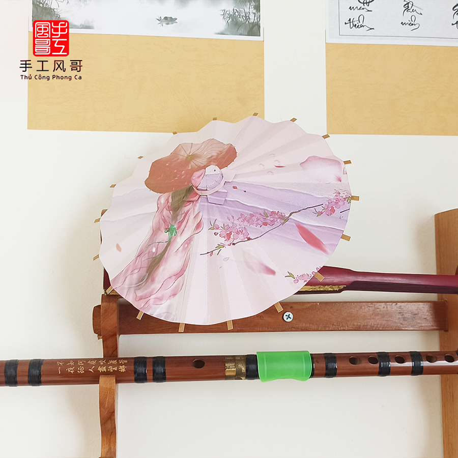 Dù giấy cổ trang mini - Dù giấy Trung Hoa