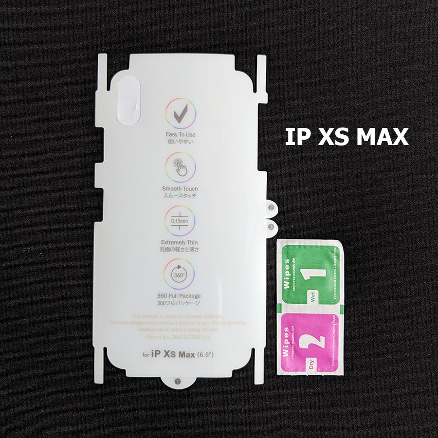 Dán chống xước PPF full viền mặt lưng Iphone