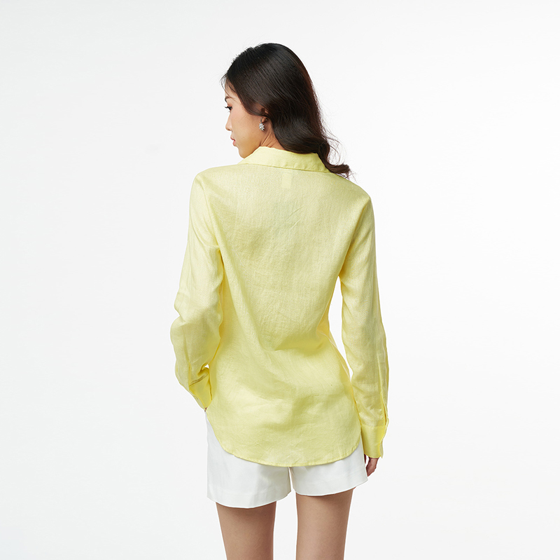 N&M Áo sơ mi linen Nữ tay dài 2203021