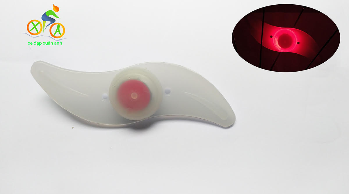 Đèn led gắn bánh xe đạp phát sáng 3 chế độ