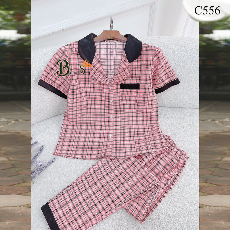 [BunnySky] Sét đồ bộ mặc nhà chất lụa mềm mịn,họa tiết lạ, nhiều mầu để khách lựa chon.