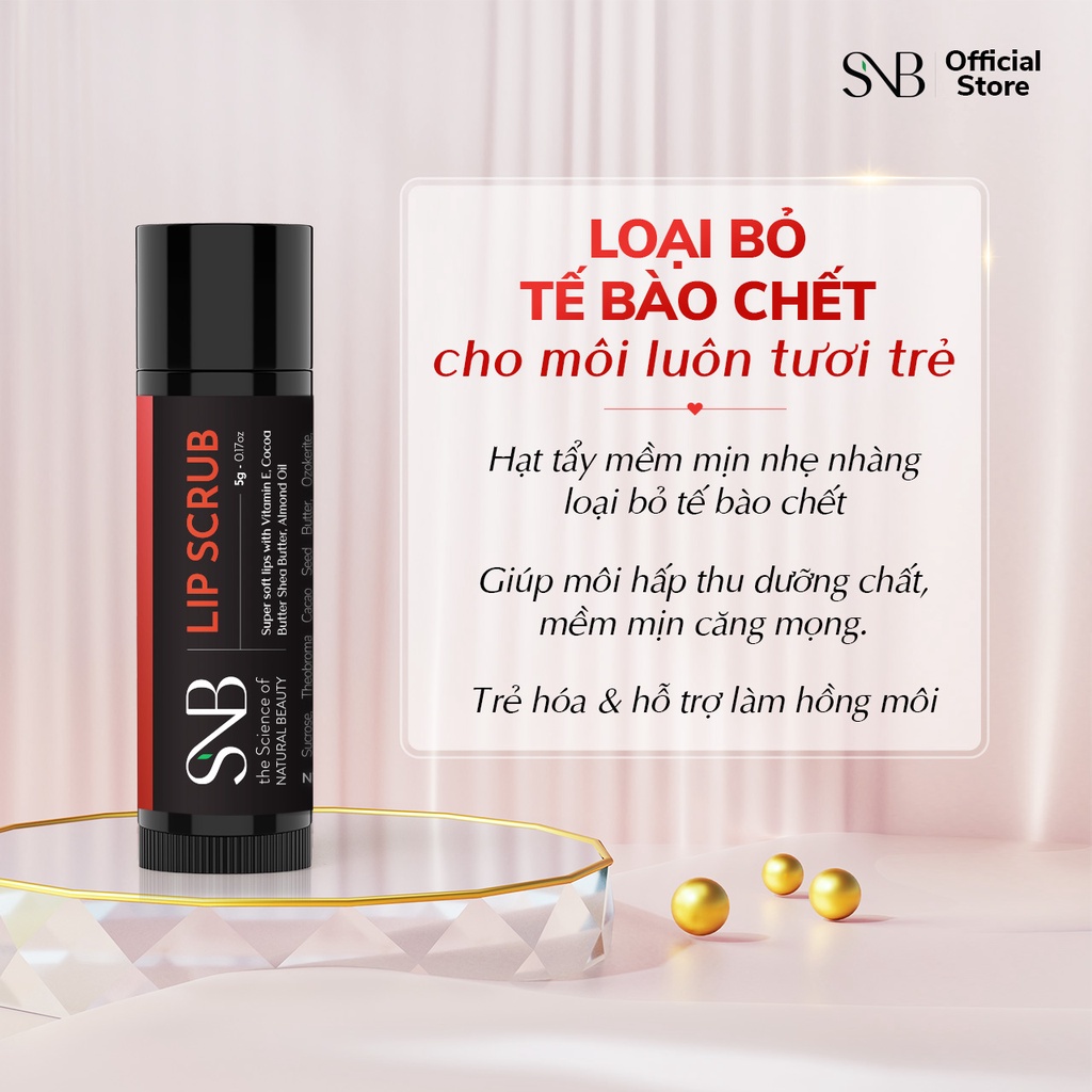 Son tẩy tế bào chết SNB LIP SCRUB 5g