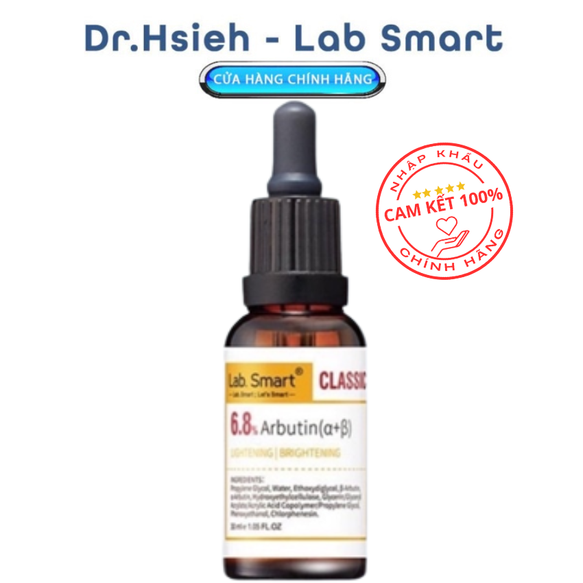 serum 6.8% arbutin LAB SMART trắng da, sáng da 30ml