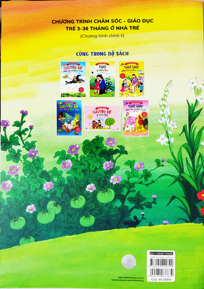 Sách cho bé - Thơ ở nhà trẻ