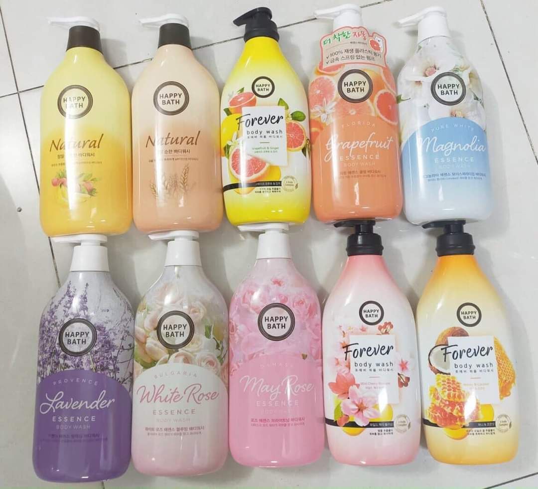 [HCM]Sữa Tắm Hàn Quốc Happy Bath 900ml