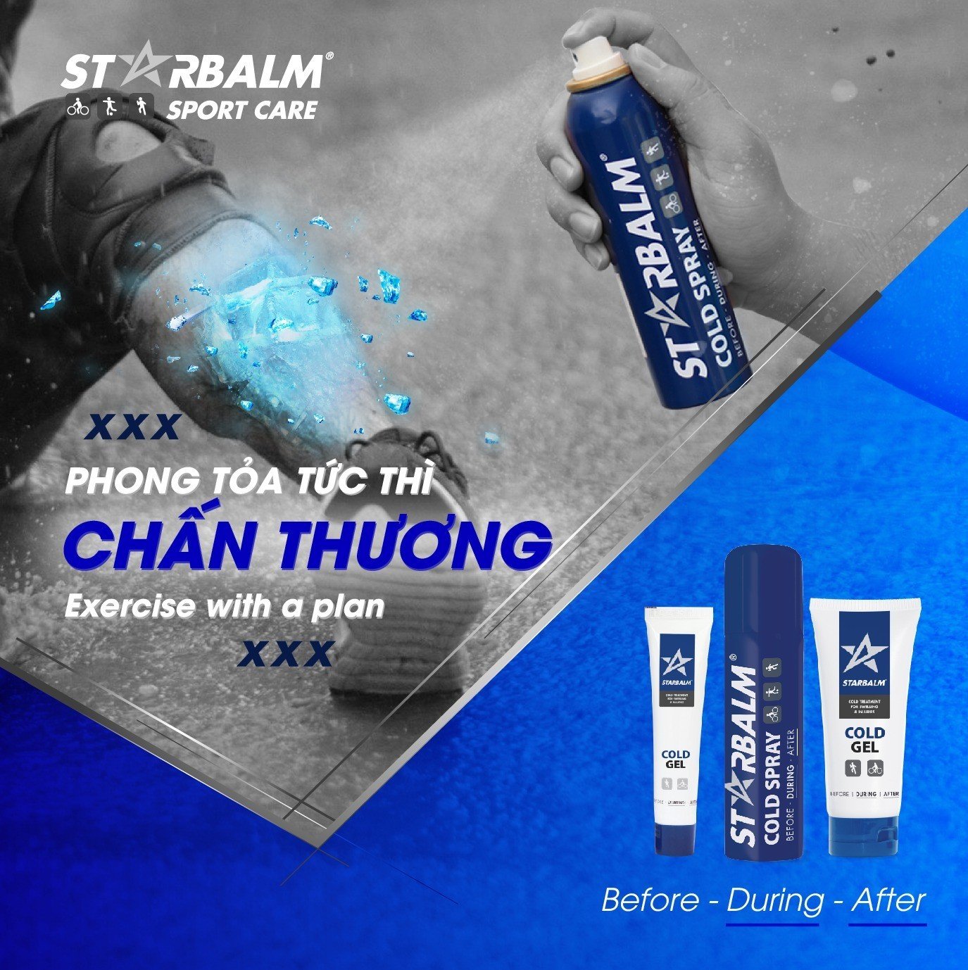 Chai xịt lạnh StarBalm 150ml