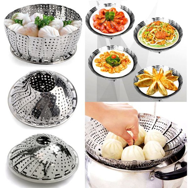 Xửng hấp inox nở hoa