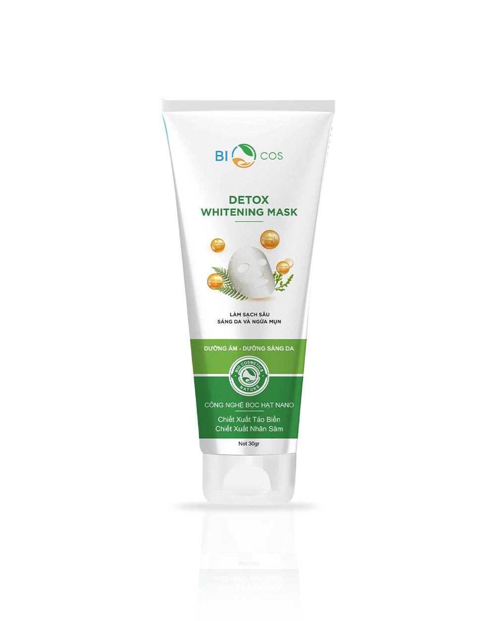 thải độc trắng da DETOX WHITENING MASK